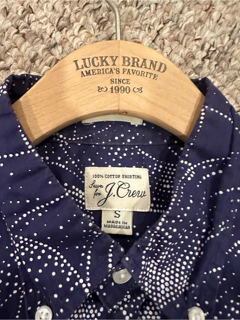 JCrew Mens Slim Fit Short Sleeve Button Down